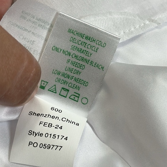 Lilly Pulitzer Cristiana Long Sleeve Dress Size 12 Resort White Crepe Swirl NWT - Picture 13 of 15